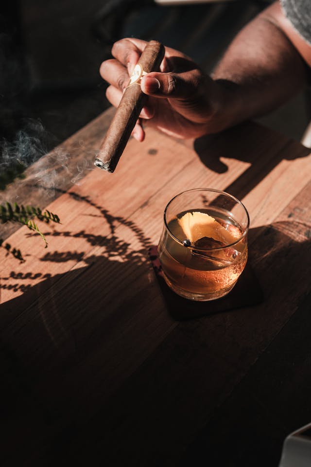 Accord spiritueux et cigare