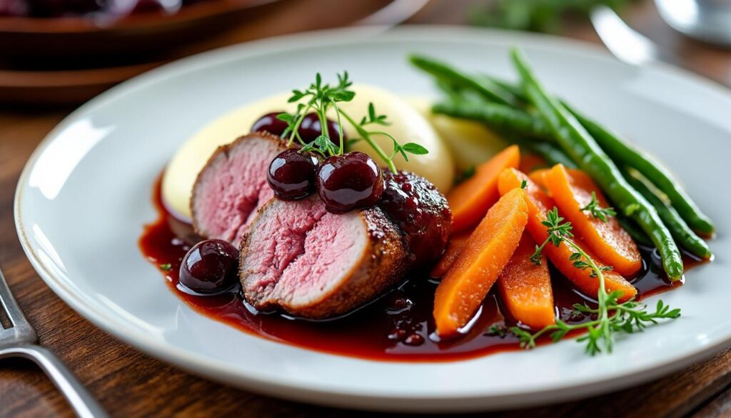 découvrez l'accompagnement idéal pour sublimer votre magret de canard. des recettes délicieuses et des astuces pour créer un plat savoureux qui émerveillera vos invités. laissez-vous séduire par des saveurs complémentaires pour une expérience culinaire inoubliable.