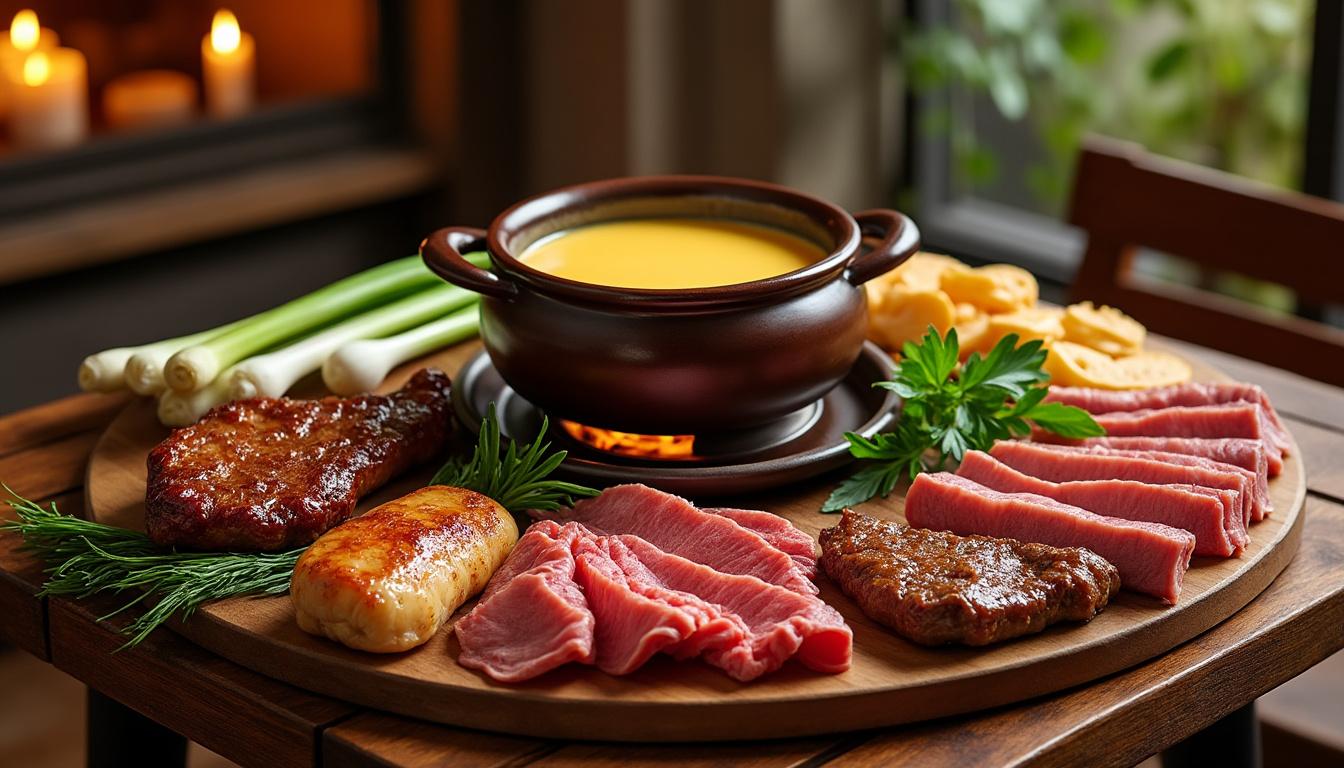 découvrez les meilleures viandes à associer avec une savoureuse fondue de poireaux. que vous soyez amateur de bœuf, de porc ou de volaille, nous vous guidons pour un accord parfait qui sublimera ce plat réconfortant et plein de saveurs.