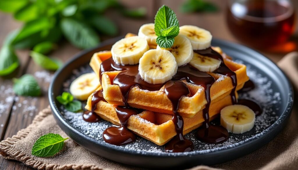 découvrez notre recette de gaufres bananesques chicchew, une délicieuse création gourmande qui allie le moelleux de la banane à la croustillante de la gaufre. parfaite pour le petit déjeuner ou le goûter, cette recette facile à réaliser ravira les papilles de toute la famille. à essayer sans hésiter !