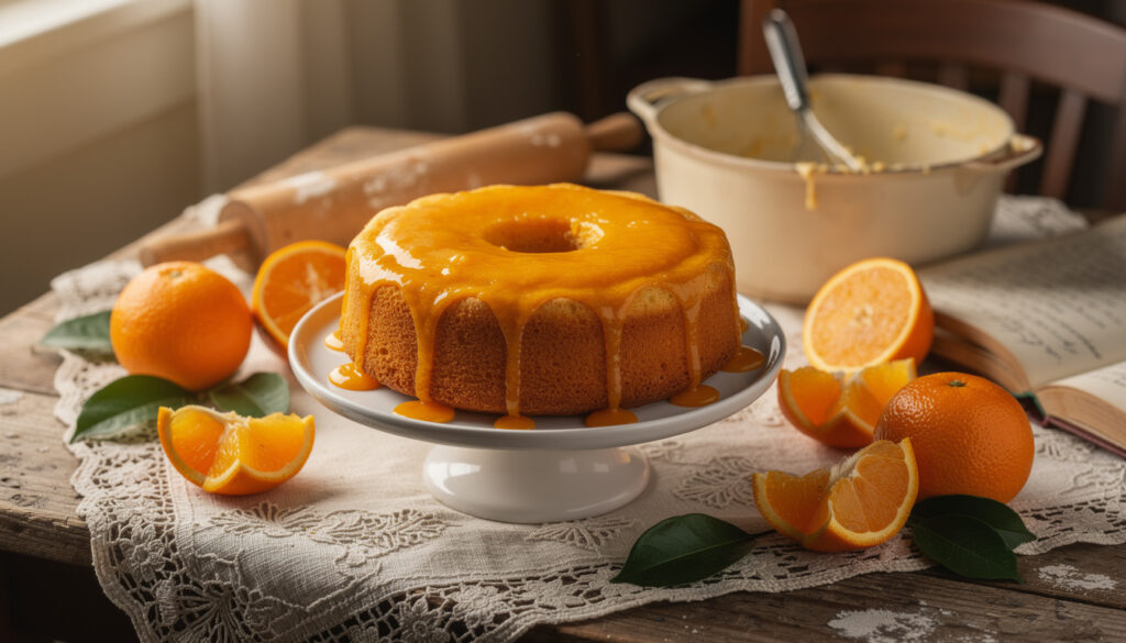 découvrez la recette authentique du gâteau à l'orange comme le préparait grand-mère, un délicieux dessert moelleux au goût d'antan, parfait pour toutes les occasions.